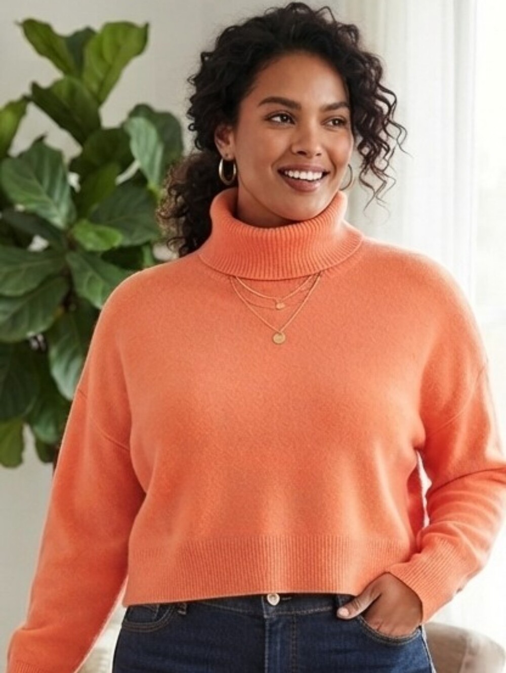 Anthropologie The Cashmere Collection Turtleneck Sweater
